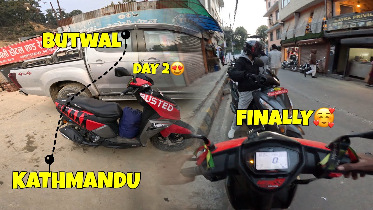 Finally Scooty Ma Kathmandu Pugiyo😍