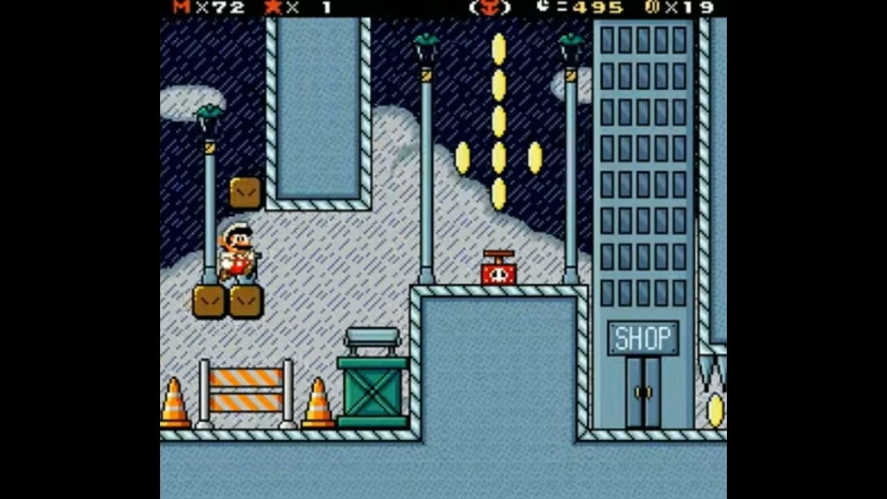 SMW Custom Music - Rain Covered City (Custom Music by Pinci)