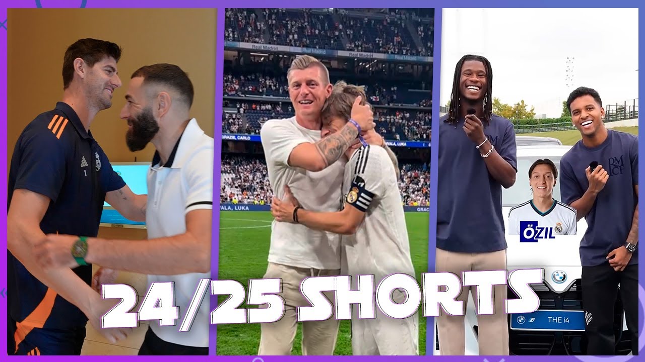 Emotions 🥹, goals ⚽ and funny momentes 😄 &middot; Real Madrid 24/25 SHORTS