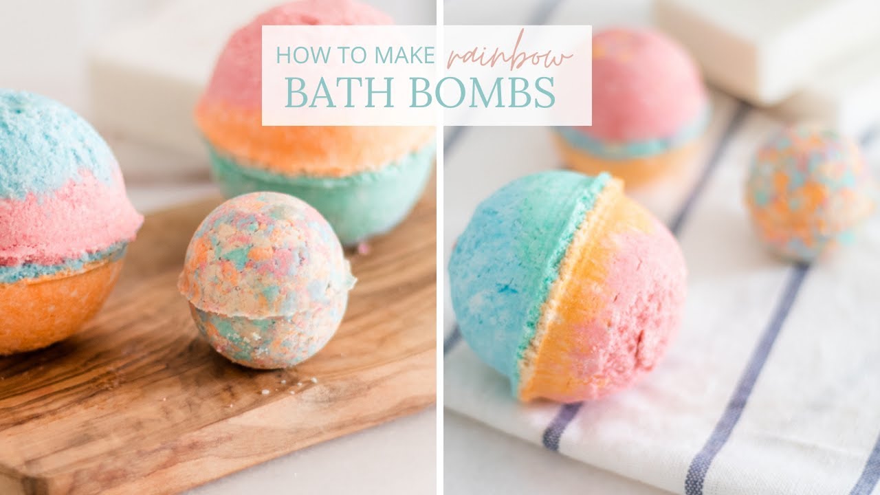 DIY Rainbow Bath Bombs | Bath Bombs for Kids