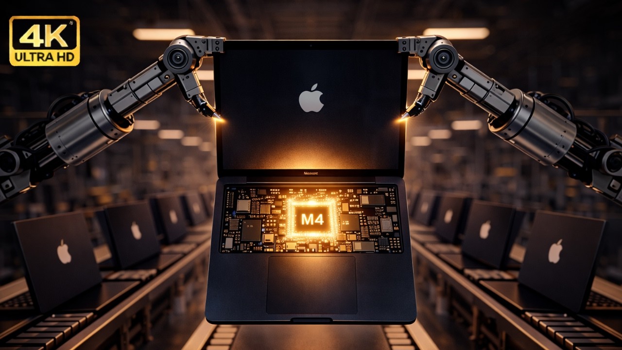 Inside the Apple MacBook Air M4 Factory: Midnight Edition | Full Production Process