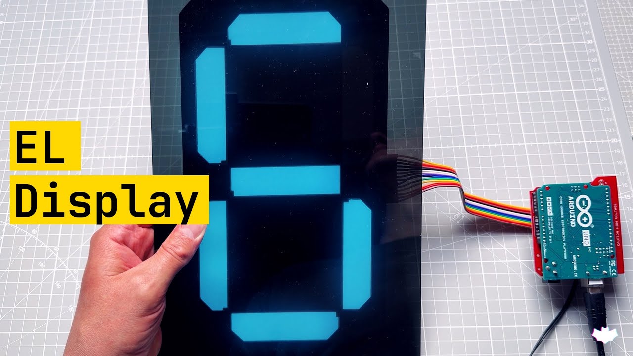 DIY Electroluminescent Display with Arduino UNO (The same display technology used in Apollo project)