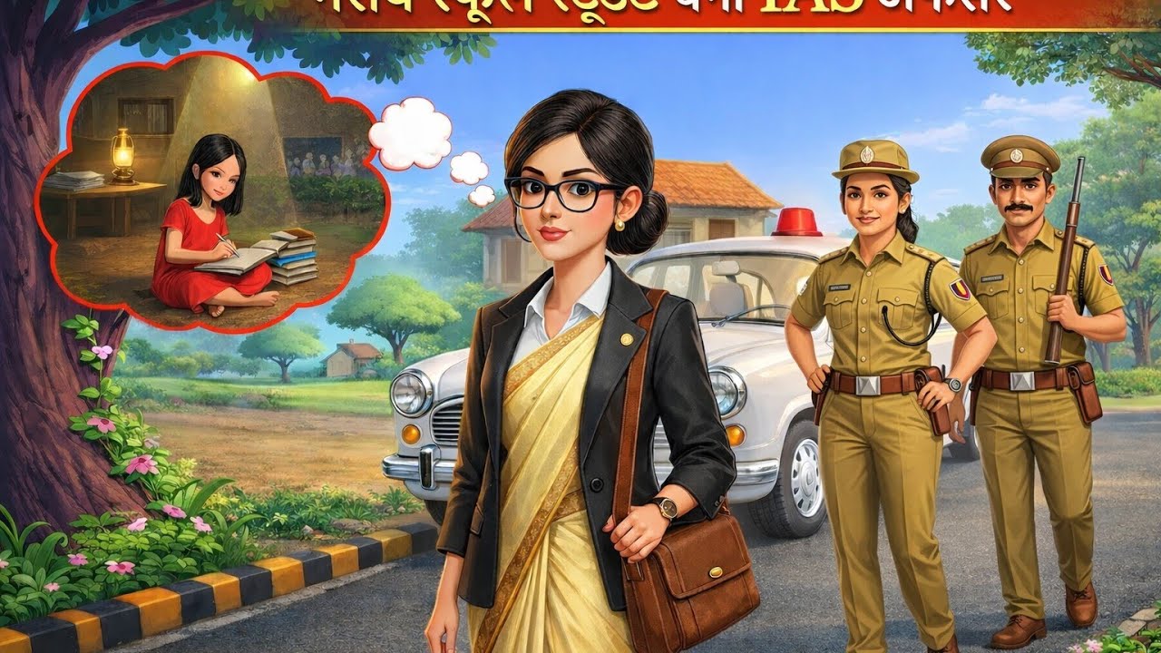 गरीब की बेटी बनी IAS Garib ki Beti Bani IAS moral Hindi Story |.|Hindi Story kahani. Cartoon video.|