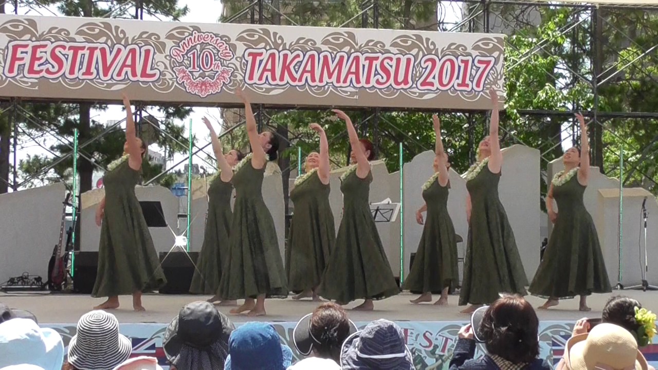 アロハフエスタin高松２０１７窪川京子教室フラダンス②