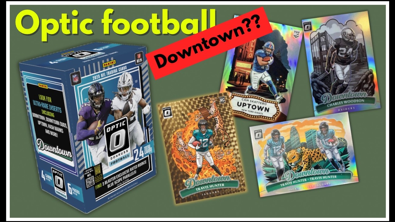 Opening 2025 Optic Football Blaster Boxes!! Downtown???