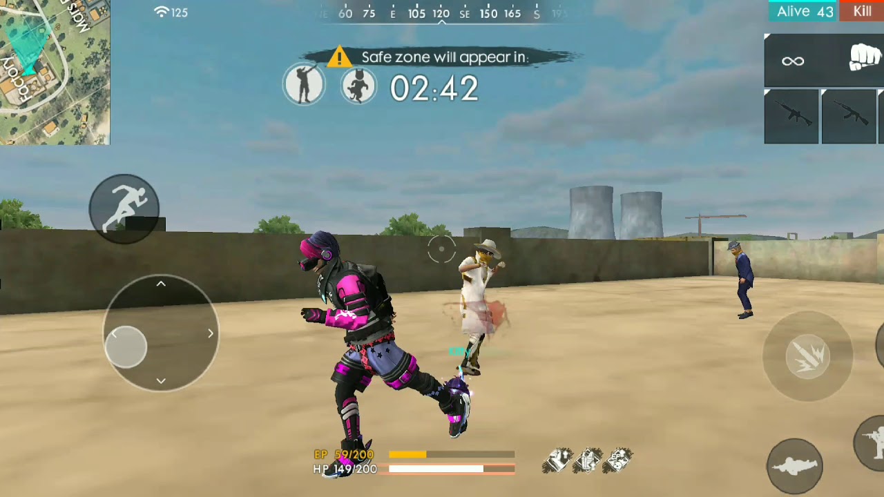 Free Fire Fist Fight - Factory Ke Upar Custom Room | #FreeFire