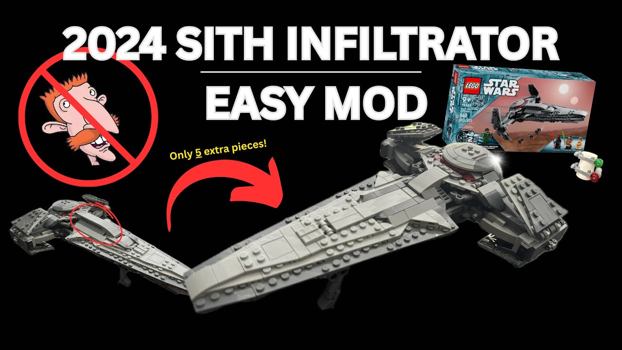 2024 DARTH MAUL’S SITH INFILTRATOR EASY FIX/MOD/NOSE JOB