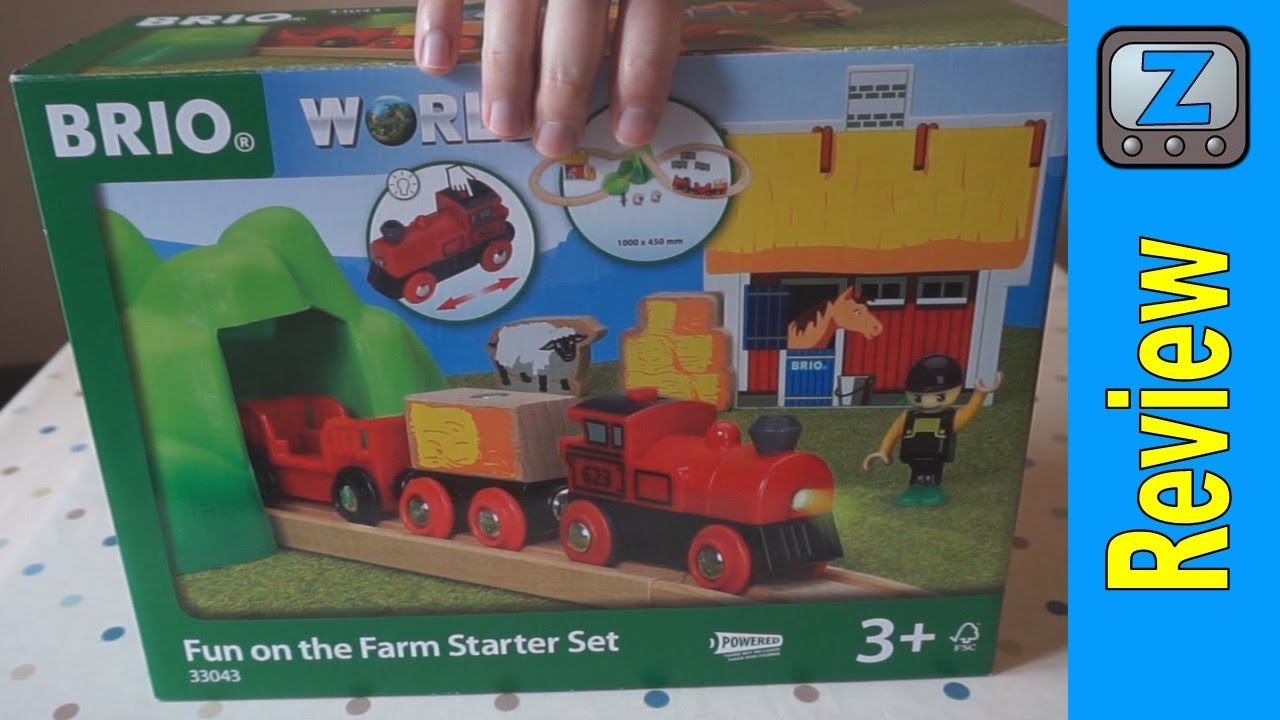 Brio World Fun on the Farm Starter Train Set 33043 Review - Play Time
