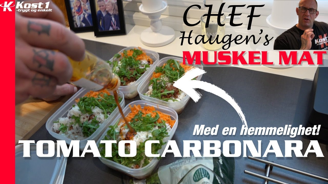 Muskelmat gjort enkelt med Chef Haugen!! Masse smak og proteiner + en  hemmelighet!!