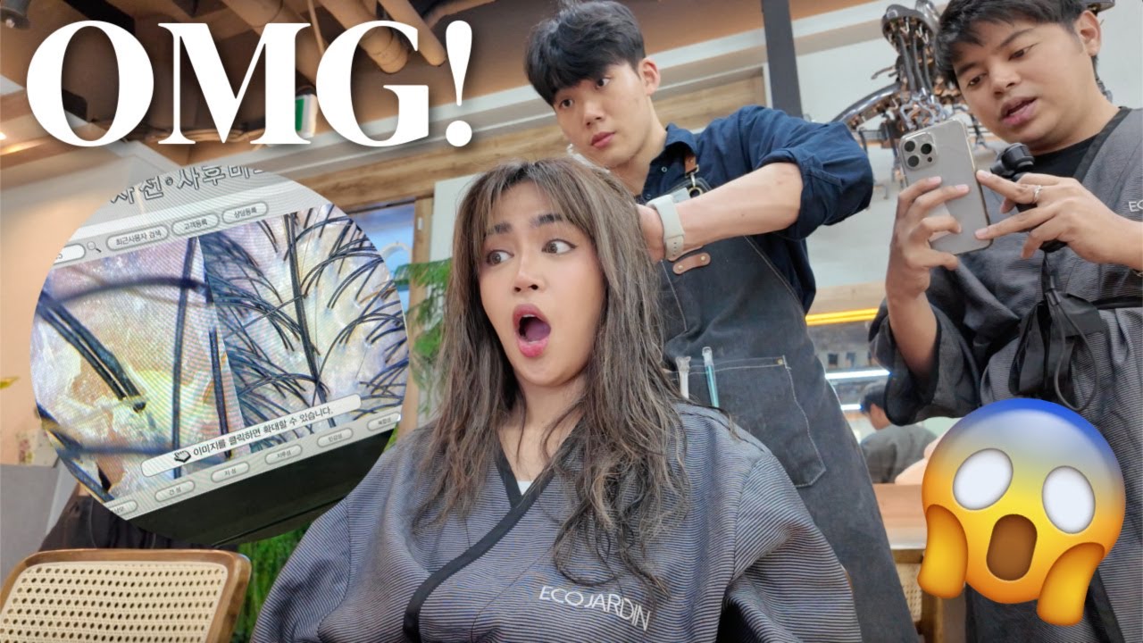 TRIED THE SCALP TREATMENT IN KOREA!