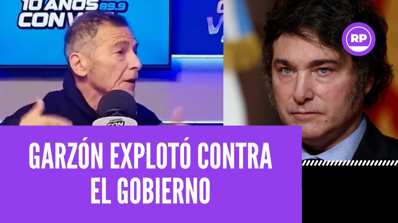 Gustavo Garzón EXPLOTÓ contra Milei por el ajuste en discapacidad: 