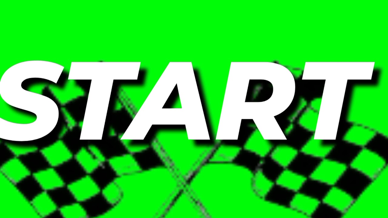 green sceen bendera start dan finish