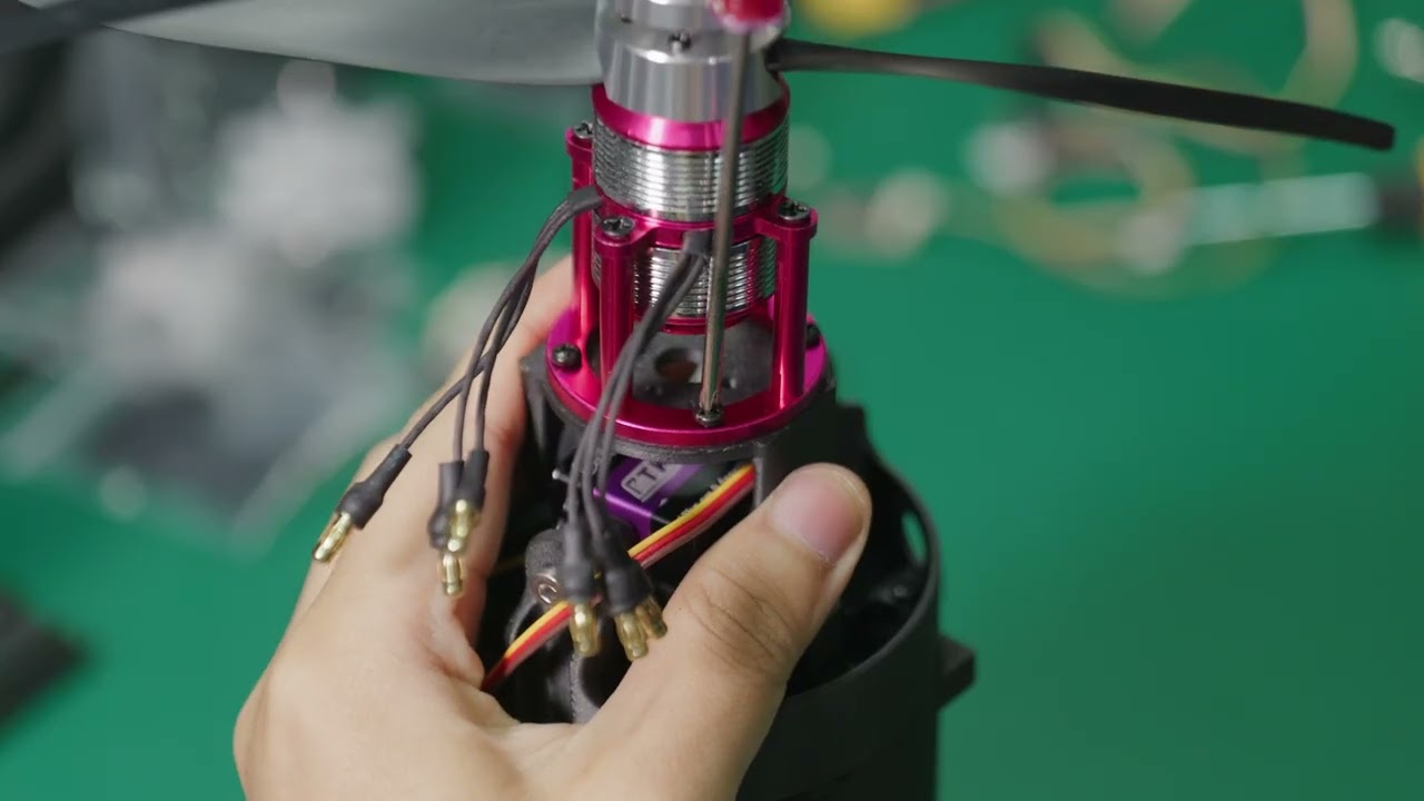 DIY coaxial counter-rotating vertical take-off and landing drone