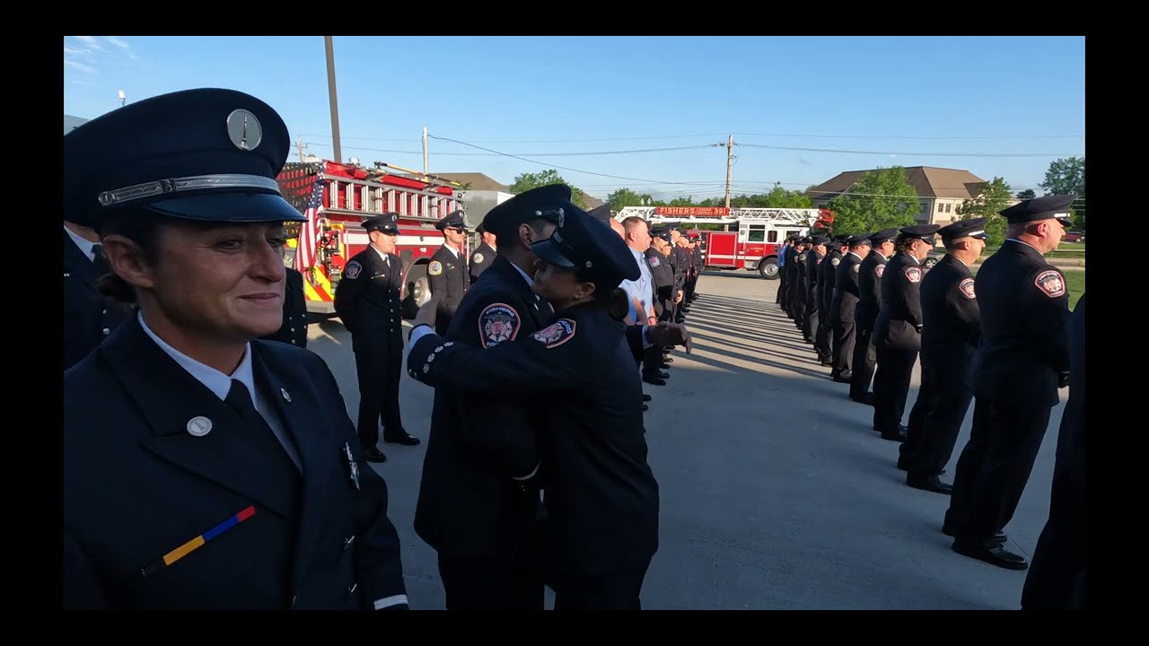 Fishers Firefighter/Paramedic Maria Rhea Walkout and Flag Presentation
