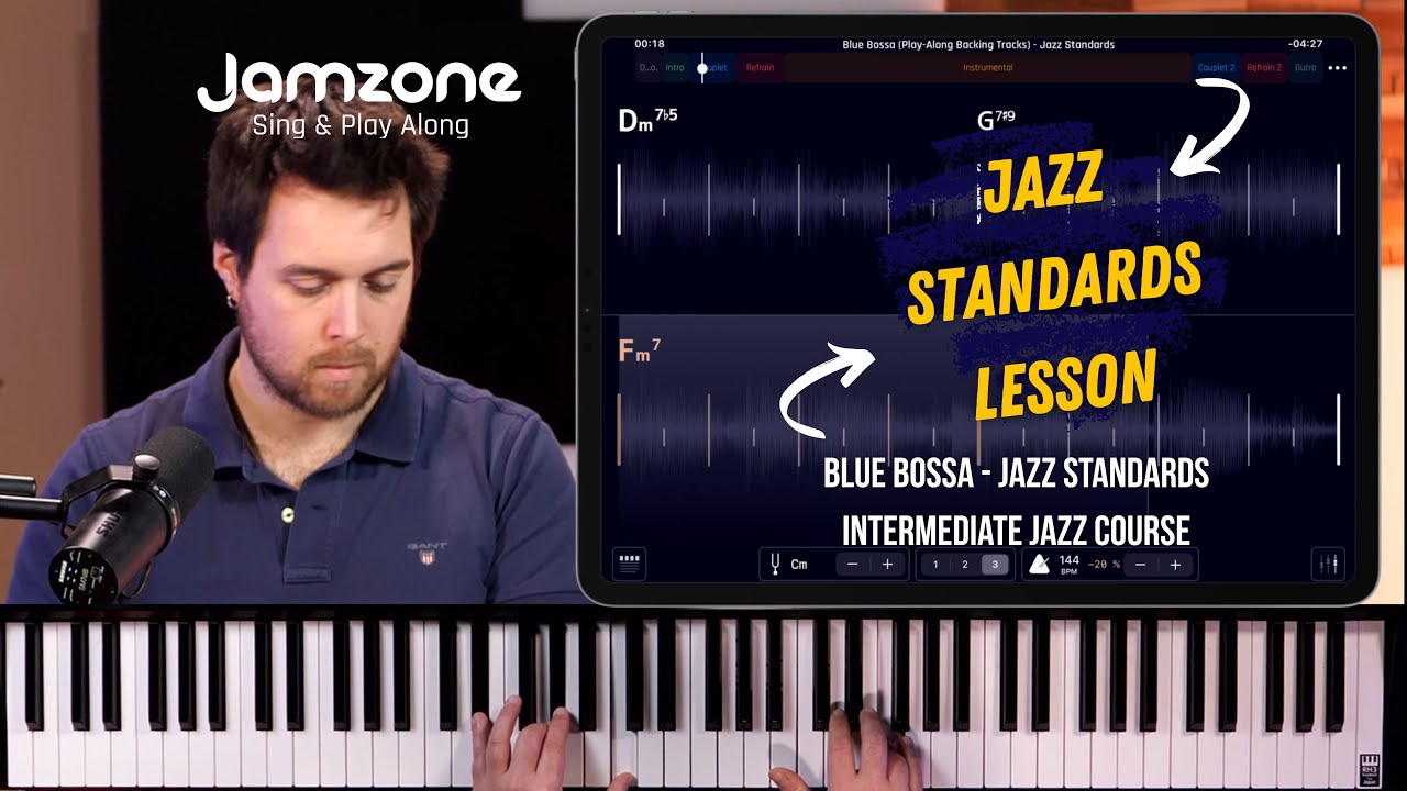 Blue bossa - Intermediate Jazz Tutorial