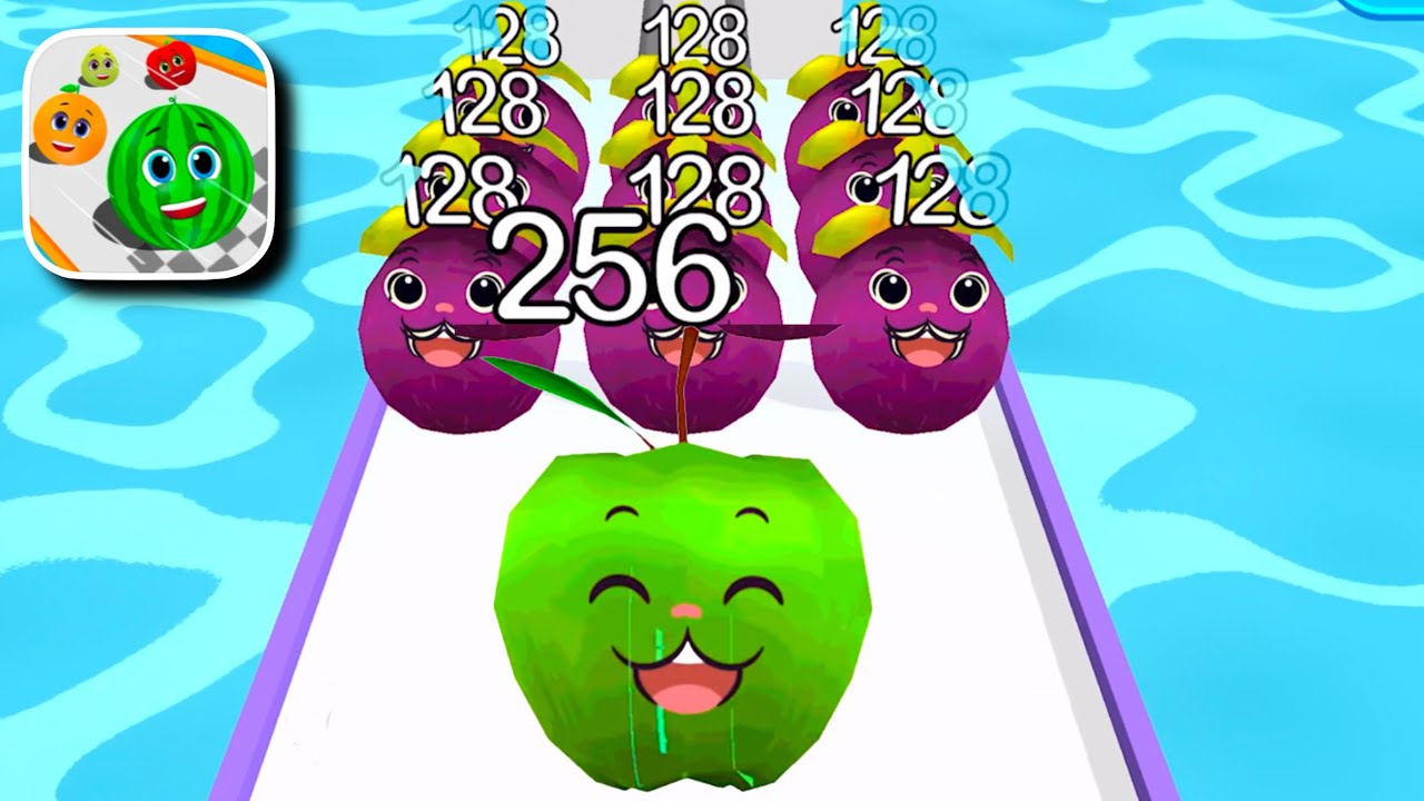 Watermelon run gameplay iOS, Android