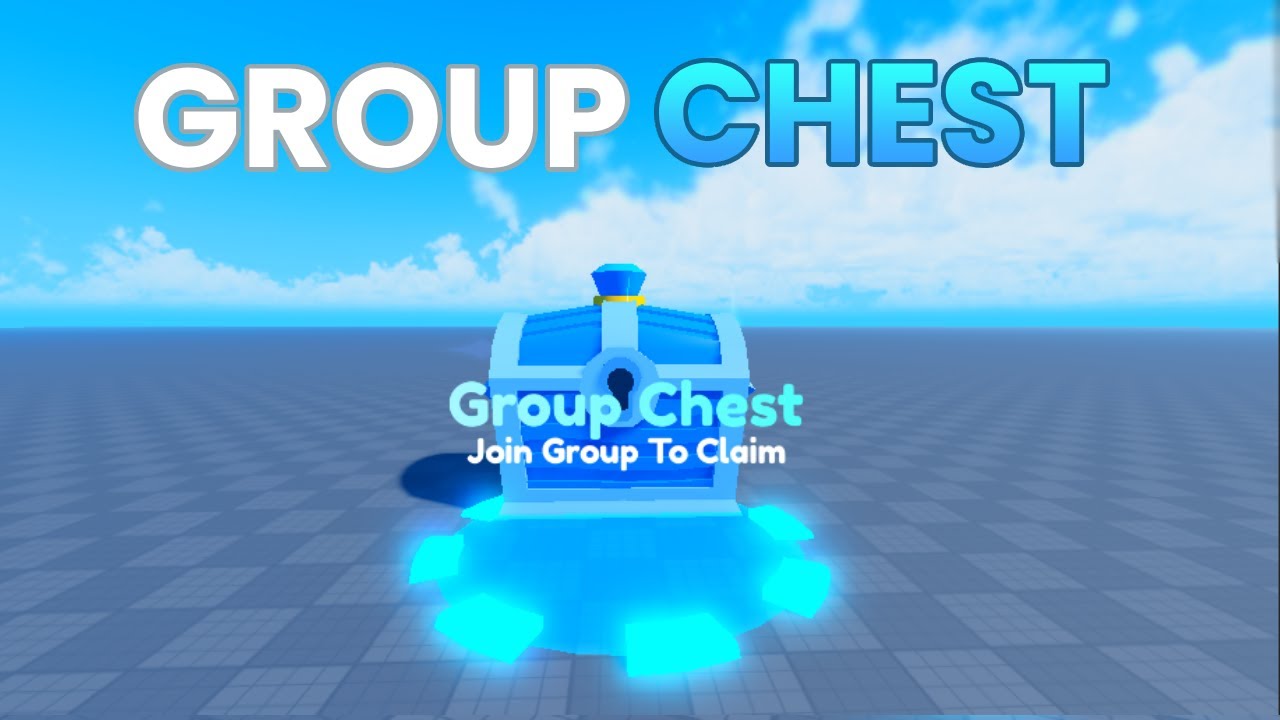 How to make a GROUP CHEST in ROBLOX!
