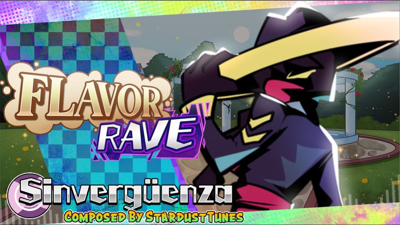 Sinvergüenza ~ FNF: Flavor Rave OST [FAN VISUALIZER]