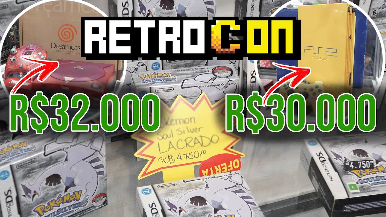 Os PRE&Ccedil;OS dos Games RAROS na RETROCON 2025 #retrocon #retogaming