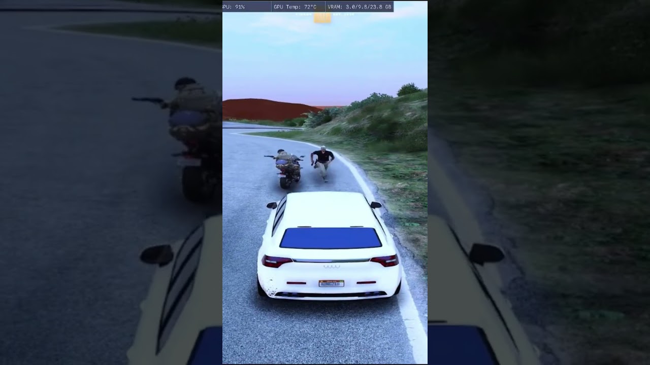 Gabe peixe revoltado com os policiais do cda 