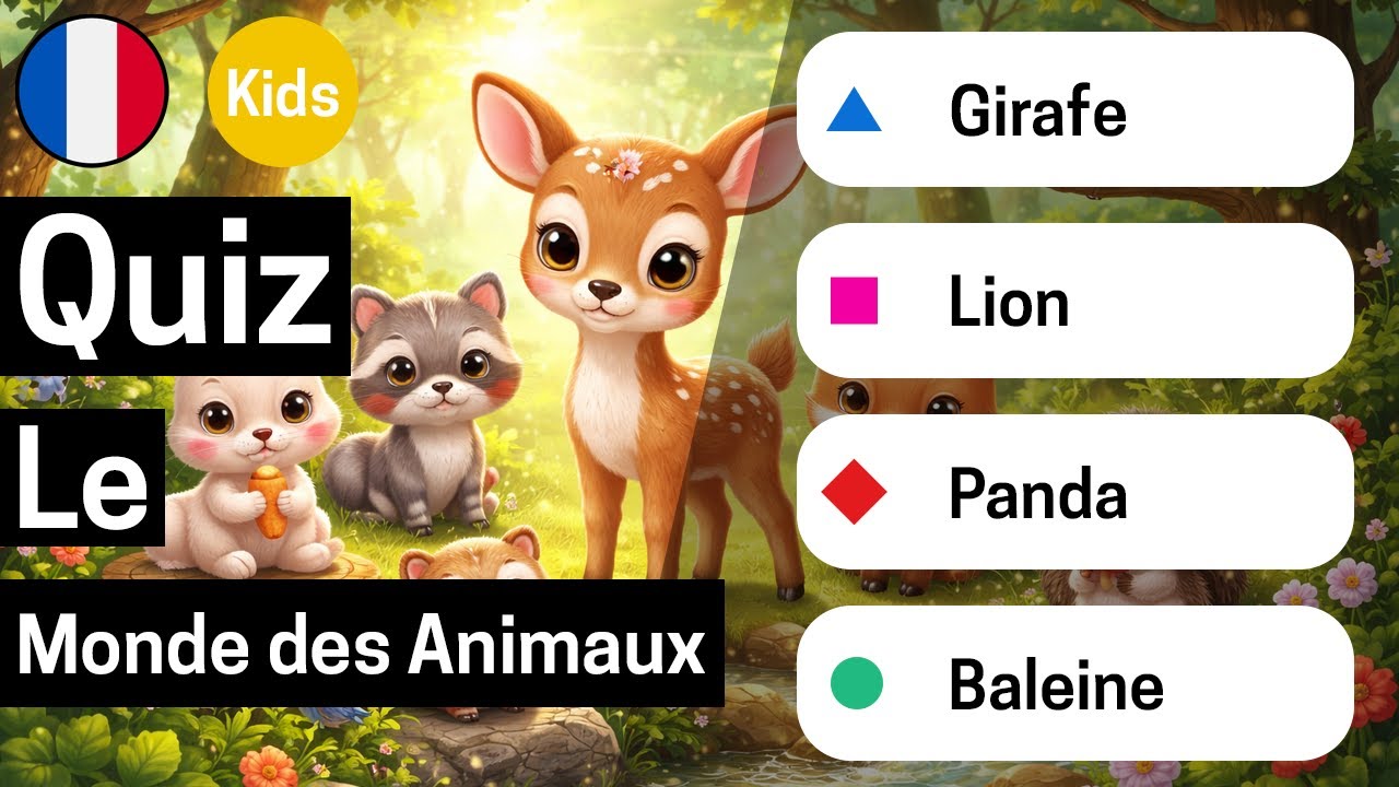 Connais-tu le monde rigolo des animaux ?