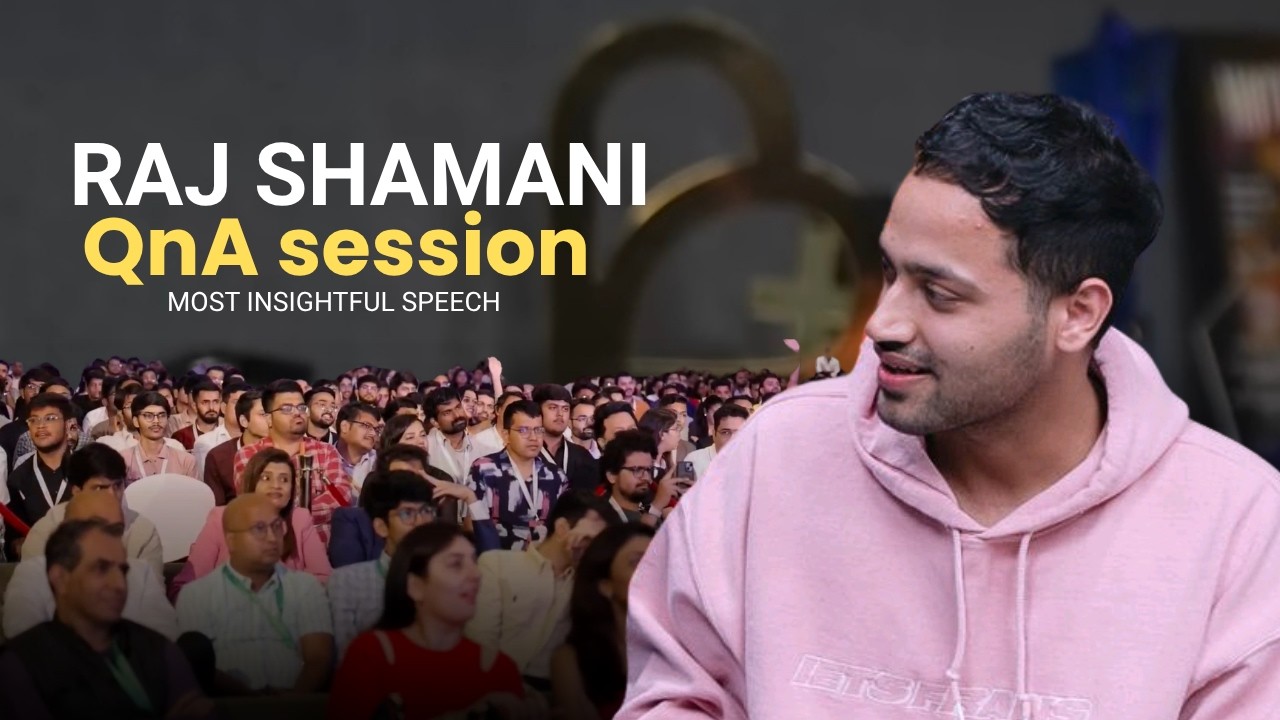 Raj Shamani Q&A Session, Motivational Speech #rajshamani #motivation