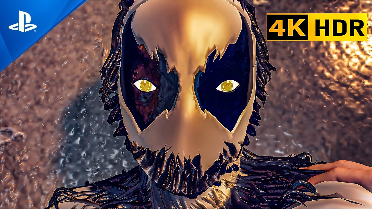 WHITE SYMBIOTE SURG Suit Transformation NG+   Marvel's Spider Man 2 Gameplay PS5
