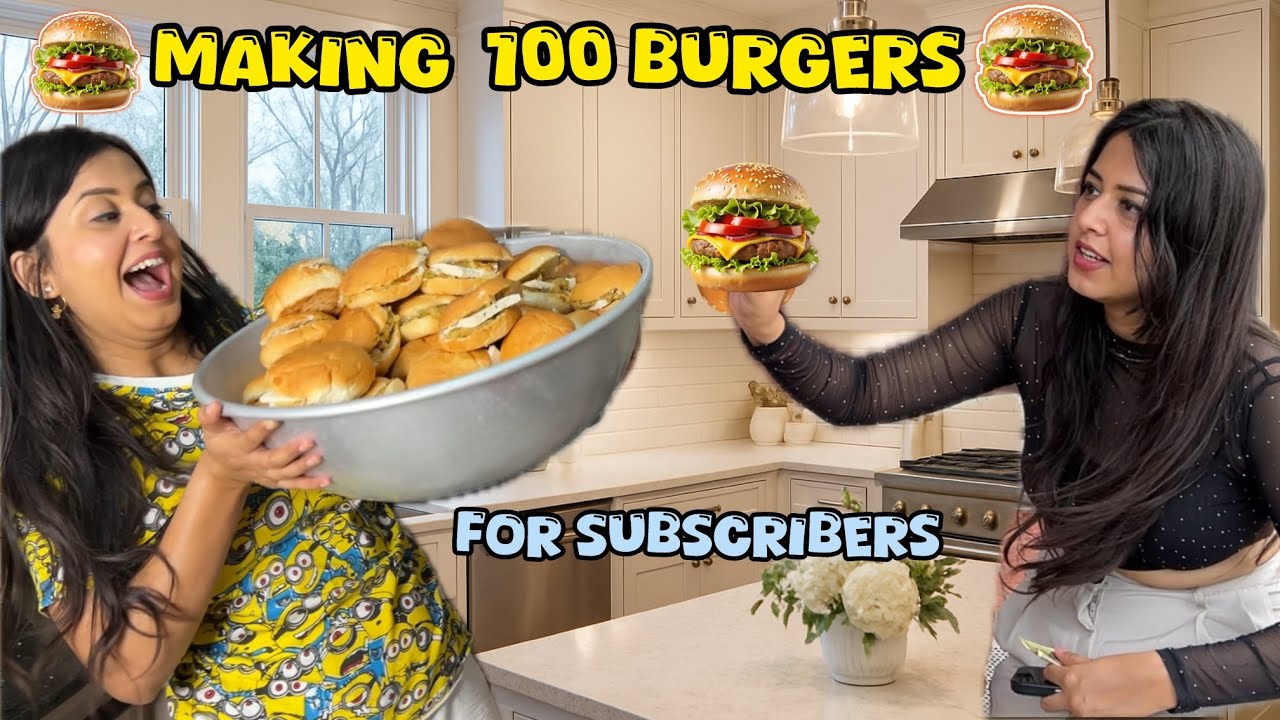 Sold 100+ Burgers 🍔 to my lovely Subscribers