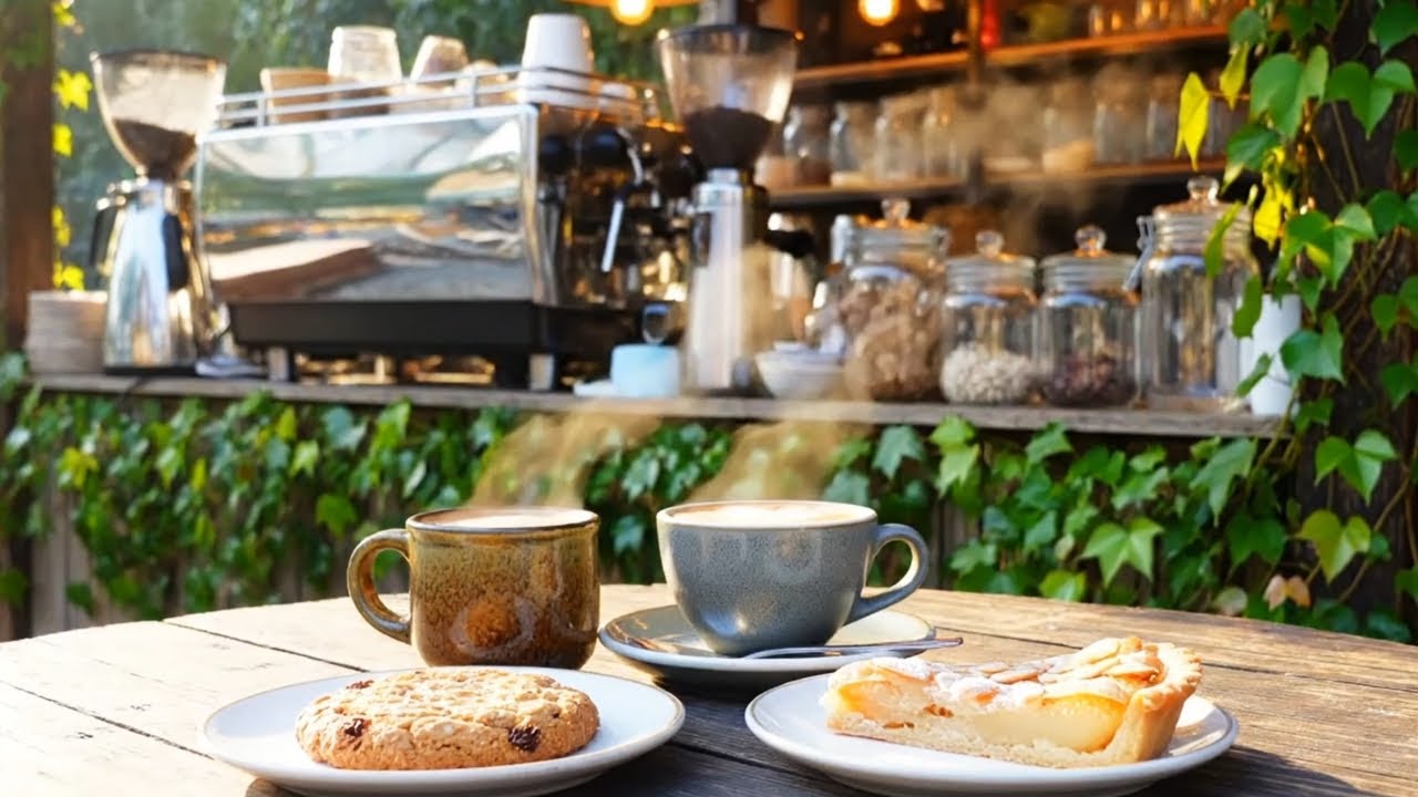 Morning Jazz ☕ Relaxing Smooth Jazz Cafe Sounds with Gentle Bossa Nova for Stress Relief