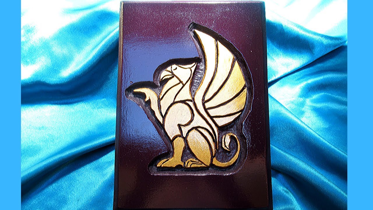 Wood carving | Carving a griffin relief on MDF using a dremel rotary tool