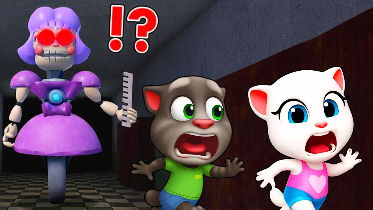 Talking Tom plays: Miss Ani-Tron's Detention Roblox - My Talking Tom and Friends #Roblox #talkingtom