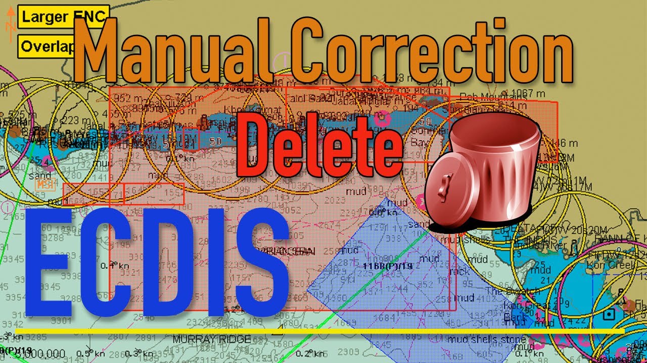 ECDIS. Manual Correction Delete. Удаляем ручную корректуру