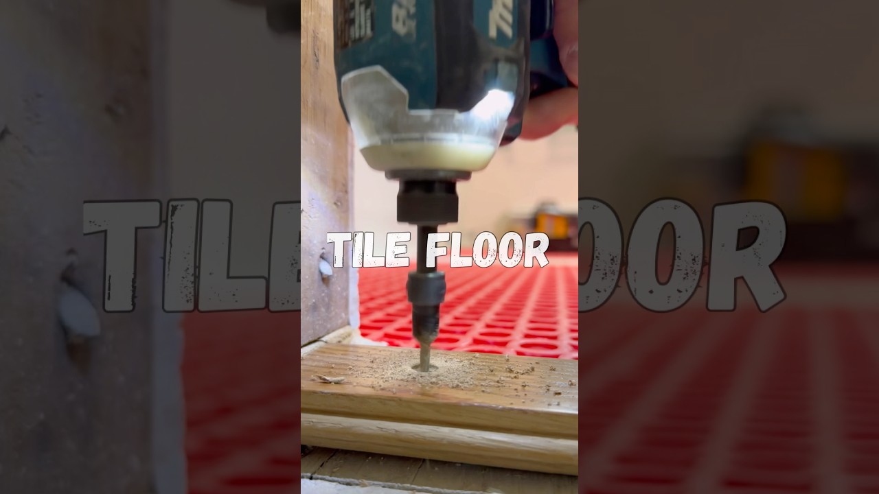 VINTAGE Tile Floor Install. Pro Secrets Revealed! #diy #construction #tools