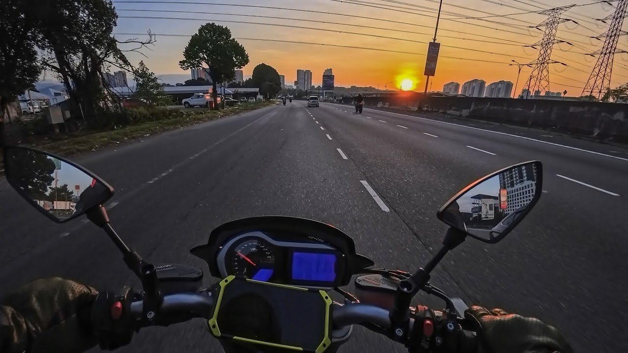 ASMR early morning Public Holday Ride. Ulu Yam to Genting Highlands. Part 1.