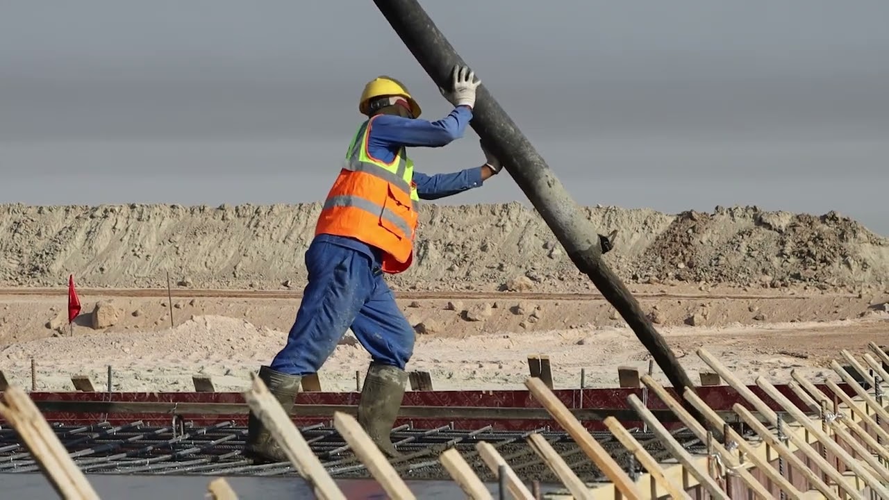 مشروع انشاء وتحضير قواعد الابار مع شركة ايني الايطالية ENI