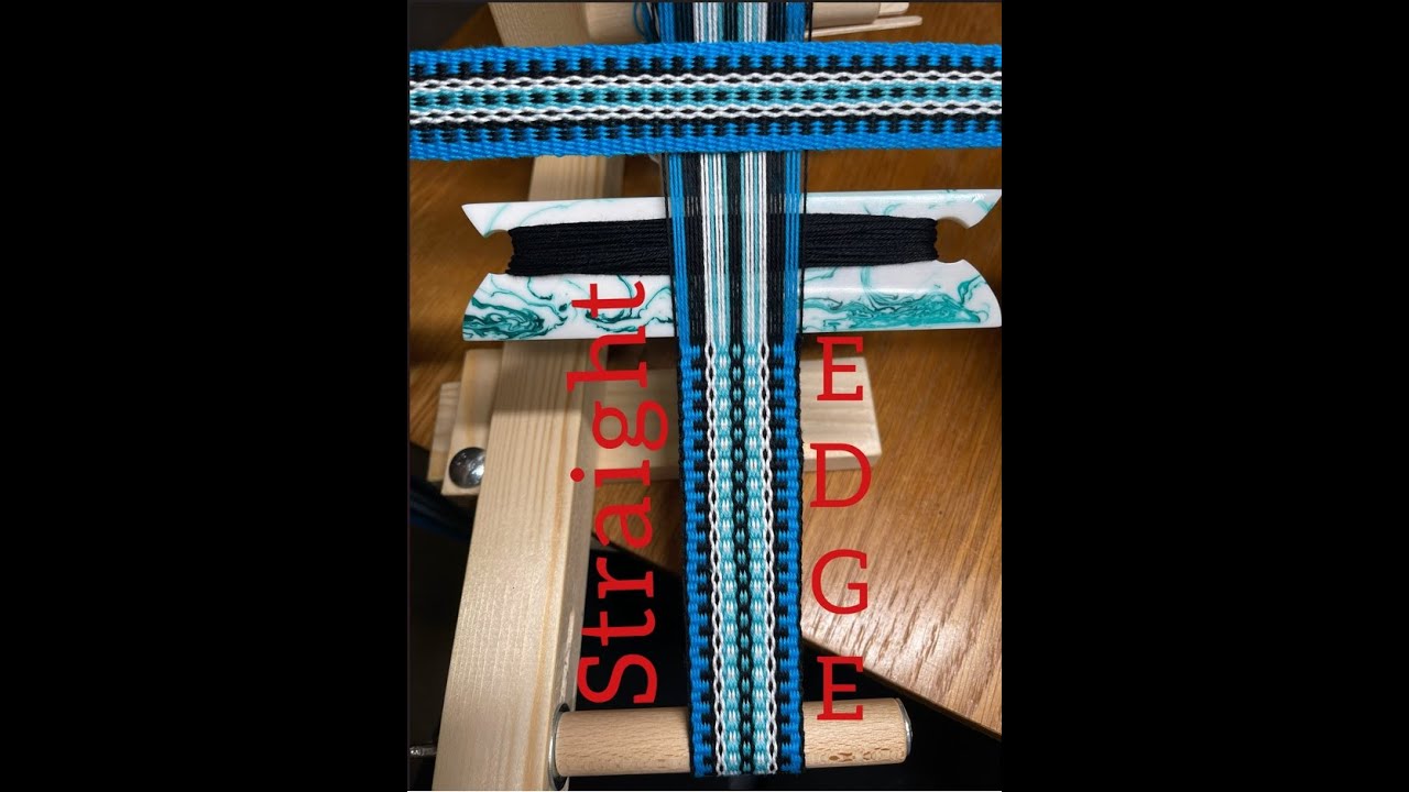 Straight edges - weaving band on inkle loom