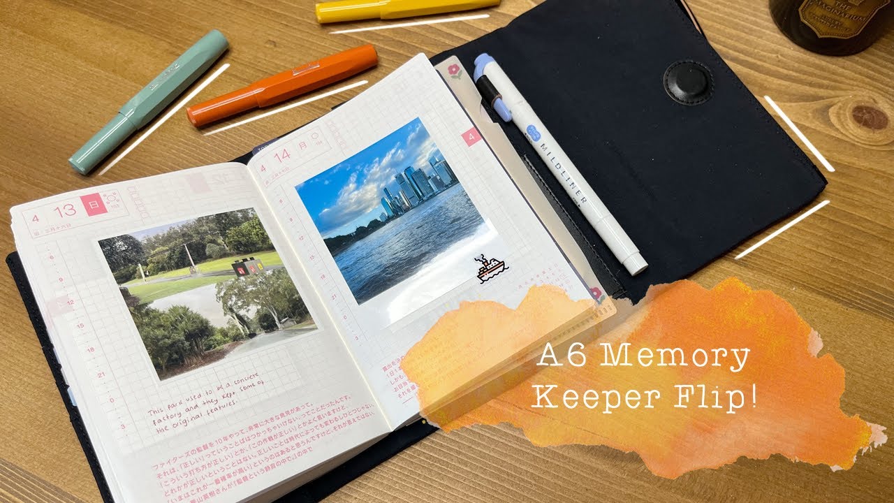 How I use an A6 Hobonichi Original as a memory keeper and journal
