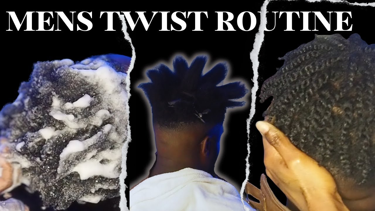 I Did MINI TWISTS On My Husband's Hair To Improve His Haircare Journey