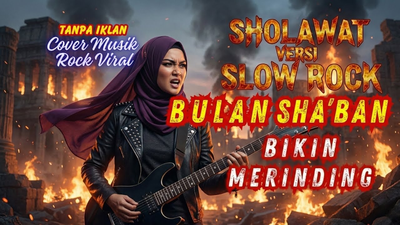 🛑 SPESIAL BULAN SHA'BAN 2026 | KUMPULAN SHOLAWAT PEMBUKA REJEKI, COVER VERSI SLOW ROCK 💥