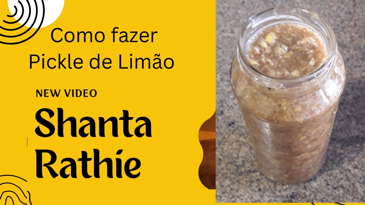 Como fazer pickle de limão