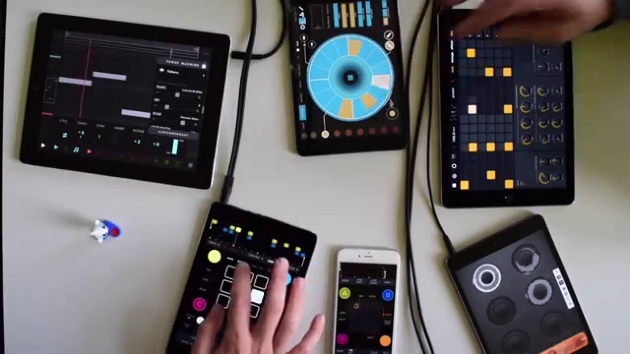 Beat Jam with Ableton Link: Triqtraq, Elastic Drums, Fugue Machine, Loopy, Audiobus & Patterning