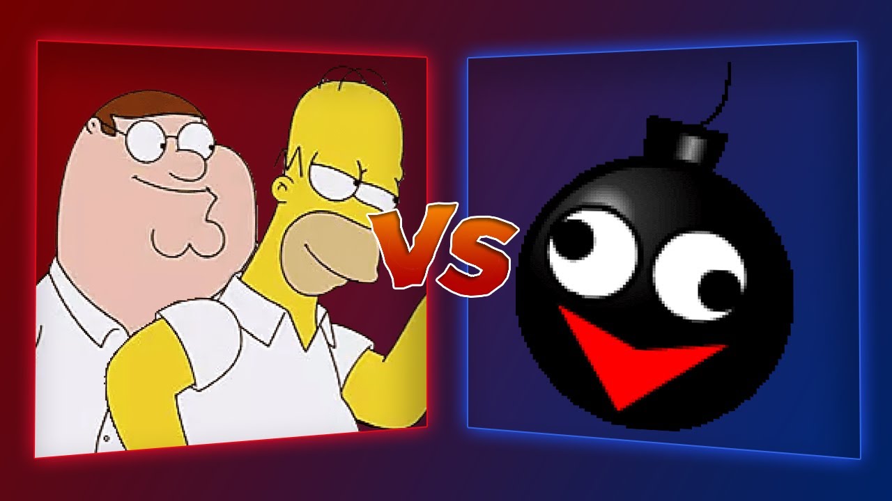 MUGEN Battle - Homer Simpson/Peter Griffin vs Zeeky H. Bomb