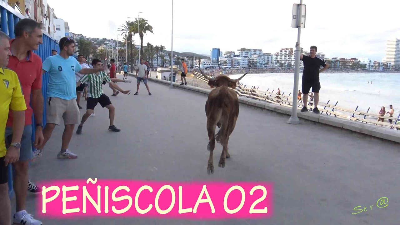 ✅2023 PEÑISCOLA 02 Vaquillas a la Playa