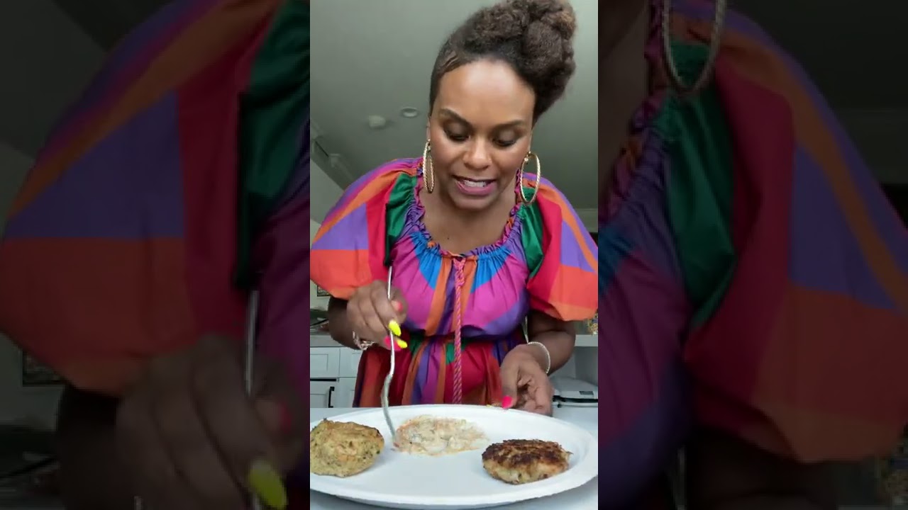 Vegan coconut crab cakes!