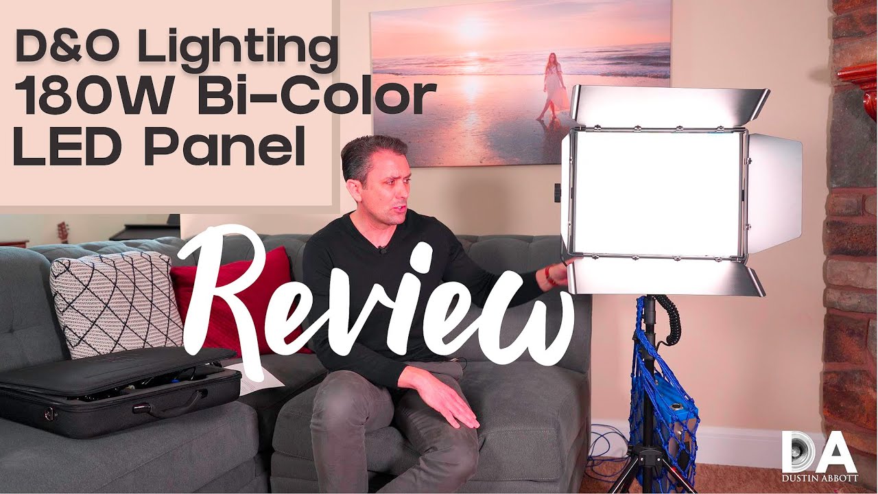 D&O Lighting 180W Pro Bi-Color LED Panel Review | 4K