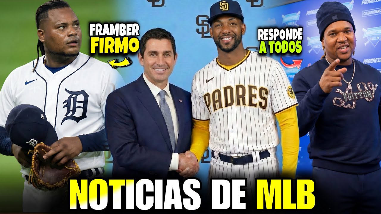 JOSÉ RAMÍREZ SE BURLA DE TODOS! FRAMBER VALDEZ FIRMA MEGA CONTRATO! MIGUEL ANDUJAR CON PADRES! MLB