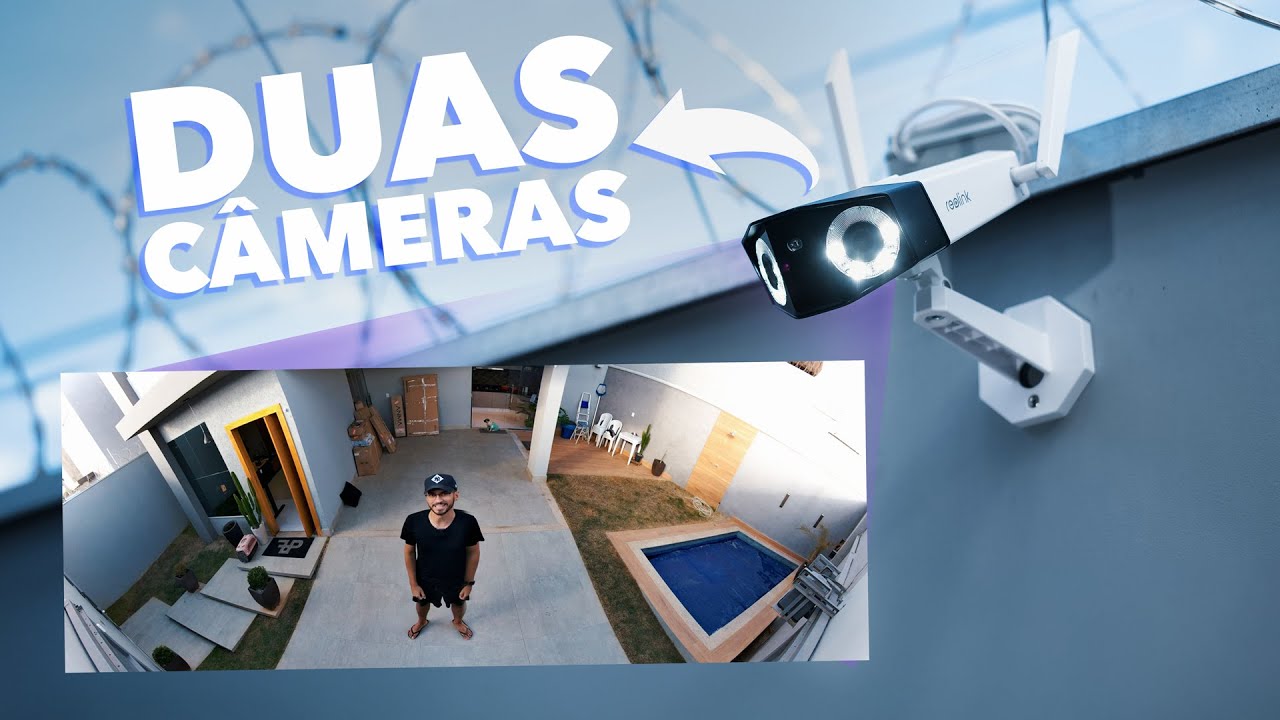 Essa CÂMERA consegue ver TUDO! 180º | Reolink Duo 2 WIFI 4K