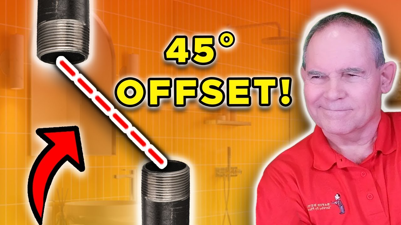 How To Measure a 45 Degree Offset EASILY!