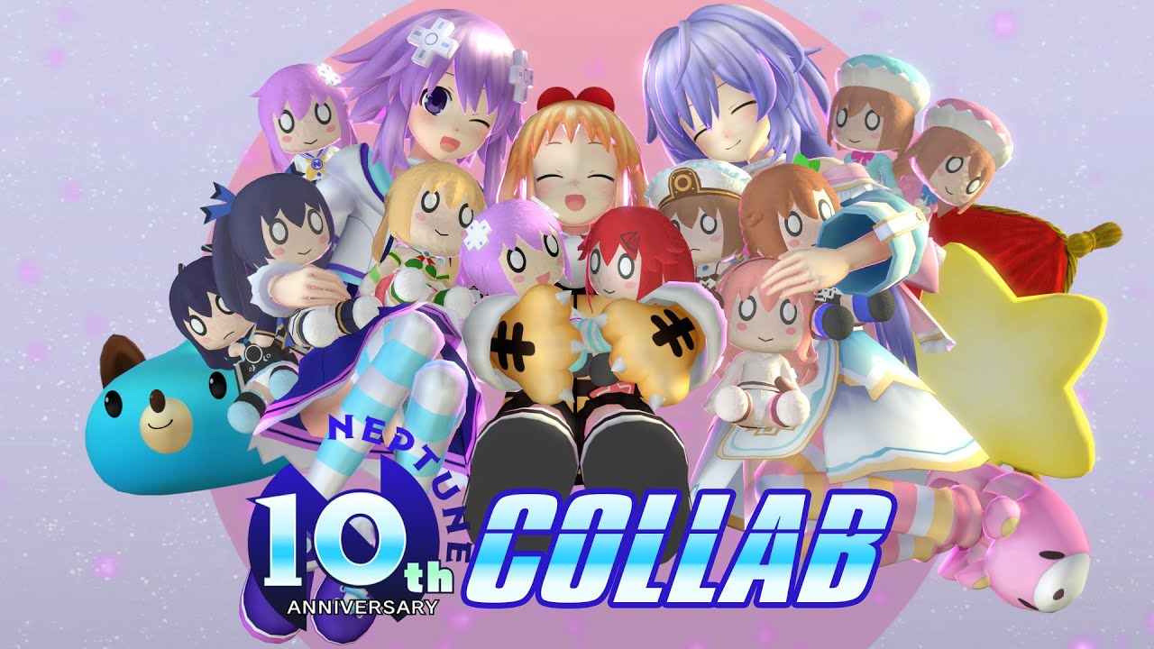 Hyperdimension Neptunia 10th Anniversary Collab
