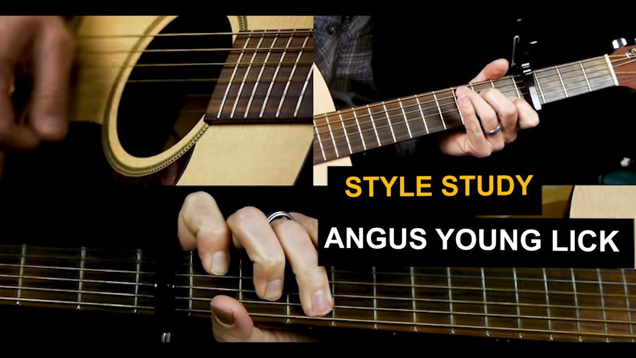 Angus Young Style Guitar Lesson - Pentatonic Style Lick - Lick of the Week